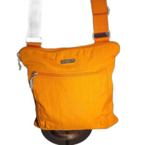 Baggallini Sunset Orange/Hot Pink Shoulder Satchel Gently Used